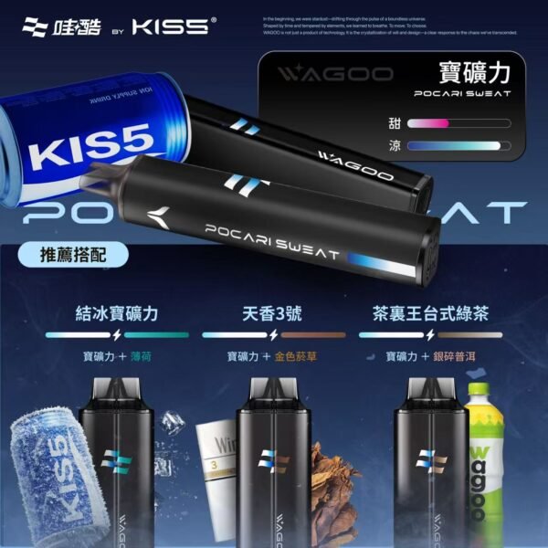 WAGOO哇酷拋棄式6500口❤KIS5號高端品牌(限量販售)買十送一